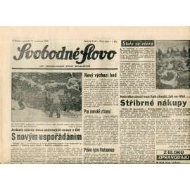 Svobodné slovo. List Československé strany socialistické (17.12.1990) - noviny