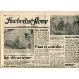 Svobodné slovo. List Československé strany socialistické (5.12.1990) - noviny