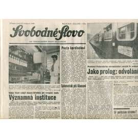 Svobodné slovo. List Československé strany socialistické (27.11.1990) - noviny