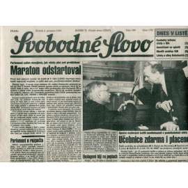 Svobodné slovo (2.12.1993) - noviny