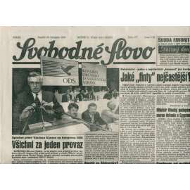 Svobodné slovo (29.11.1993) - noviny