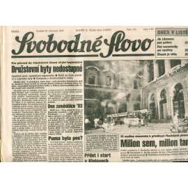 Svobodné slovo (29.7.1993) - noviny