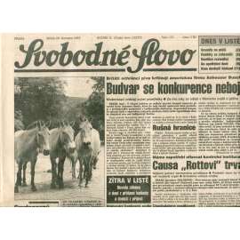 Svobodné slovo (28.7.1993) - noviny