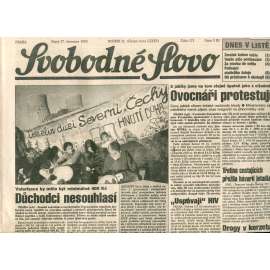 Svobodné slovo (27.7.1993) - noviny