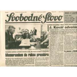 Svobodné slovo (22.7.1993) - noviny