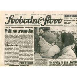 Svobodné slovo (30.12.1993) - noviny