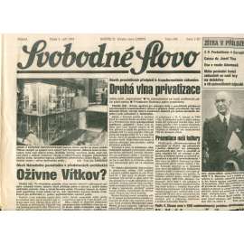 Svobodné slovo (3.9.1993) - noviny