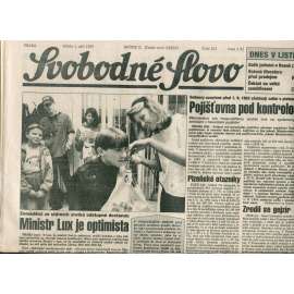 Svobodné slovo (1.9.1993) - noviny