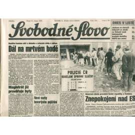 Svobodné slovo (31.8.1993) - noviny