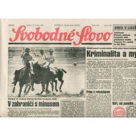 Svobodné slovo (28.8.1993) - noviny
