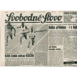 Svobodné slovo (23.8.1993) - noviny
