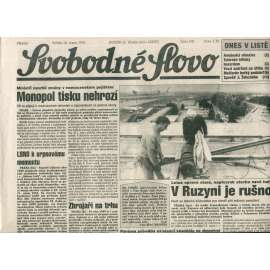 Svobodné slovo (18.8.1993) - noviny