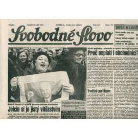 Svobodné slovo (27.9.1993) - noviny