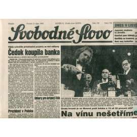 Svobodné slovo (21.10.1993) - noviny