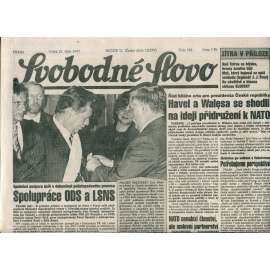 Svobodné slovo (22.10.1993) - noviny