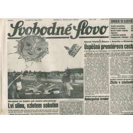 Svobodné slovo (25.10.1993) - noviny
