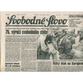 Svobodné slovo (29.10.1993) - noviny
