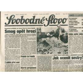 Svobodné slovo (2.11.1993) - noviny