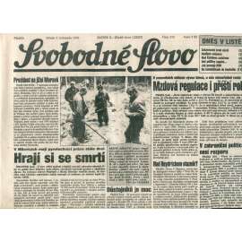 Svobodné slovo (3.11.1993) - noviny