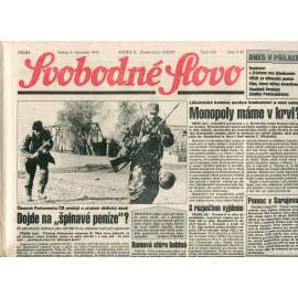 Svobodné slovo (6.11.1993) - noviny