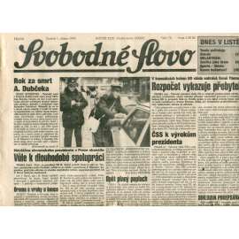 Svobodné slovo (1.4.1993) - noviny