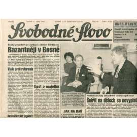 Svobodné slovo (22.4.1993) - noviny