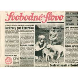 Svobodné slovo (24.4.1993) - noviny