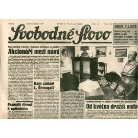 Svobodné slovo (25.5.1993) - noviny