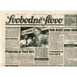Svobodné slovo (31.5.1993) - noviny
