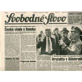 Svobodné slovo (3.6.1993) - noviny