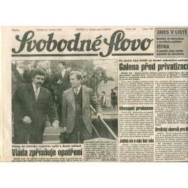 Svobodné slovo (24.6.1993) - noviny