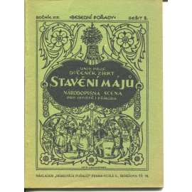 Stavění májů (podpis Čeněk Zíbrt) - divadlo