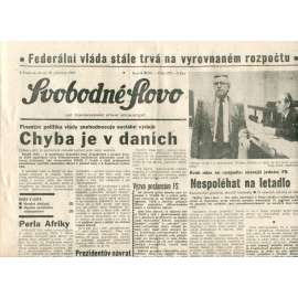 Svobodné slovo (18.12.1991) - noviny