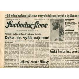Svobodné slovo (30.12.1991) - noviny
