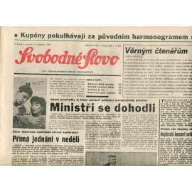 Svobodné slovo (2.11.1991) - noviny
