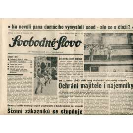 Svobodné slovo (6.11.1991) - noviny