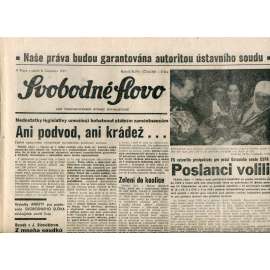 Svobodné slovo (8.11.1991) - noviny