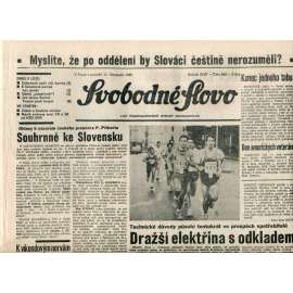 Svobodné slovo (11.11.1991) - noviny