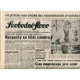 Svobodné slovo (15.11.1991) - noviny
