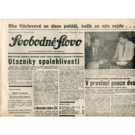 Svobodné slovo (21.11.1991) - noviny