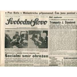 Svobodné slovo (26.11.1991) - noviny