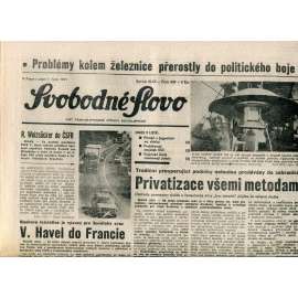 Svobodné slovo (1.10.1991) - noviny