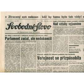 Svobodné slovo (2.10.1991) - noviny