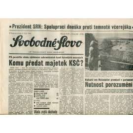 Svobodné slovo (9.10.1991) - noviny