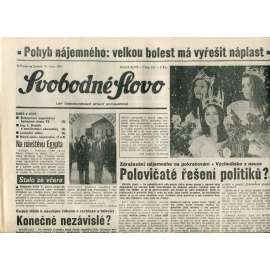 Svobodné slovo (10.10.1991) - noviny