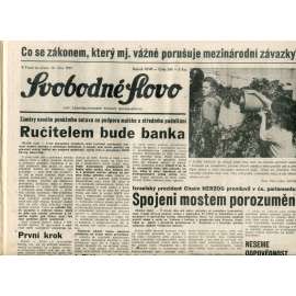 Svobodné slovo (16.10.1991) - noviny