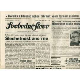Svobodné slovo (21.10.1991) - noviny