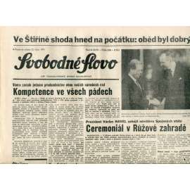 Svobodné slovo (23.10.1991) - noviny