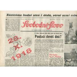 Svobodné slovo (26.10.1991) - noviny