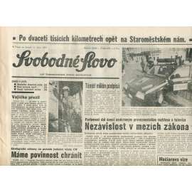 Svobodné slovo (31.10.1991) - noviny